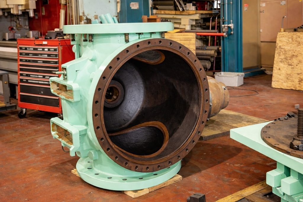 hydroelectric cone valve repair