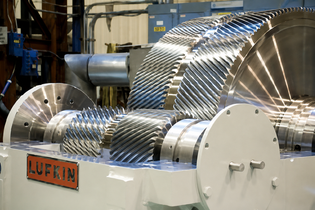 gear box repair for large rotating equipment waste water